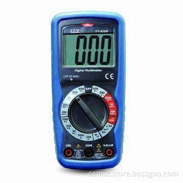 Compact Digital Multi-meter with Double Molded Plastic Housing